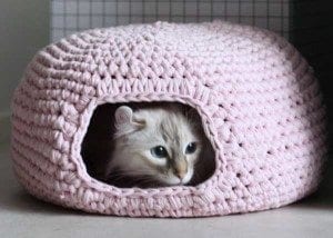 cat house crochet pattern