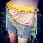 crochet hairpin belt