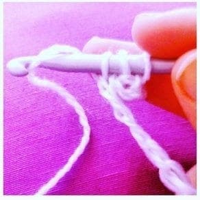 how to crochet double crochet dc stitch