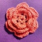 crochet irish flower crochet pattern