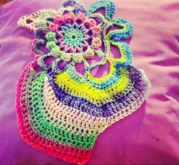 crochet bird bolero