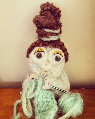 old knitting lady crochet pattern free