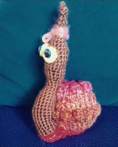 crochet snail tutorial