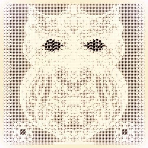 Sacred Owl filet crochet pattern