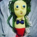 Crochet Mermaid doll pattern mermaid crochet doll pattern