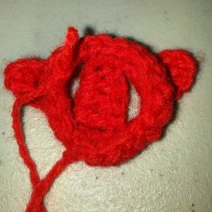 Crochet feet, and starting to crochet up body