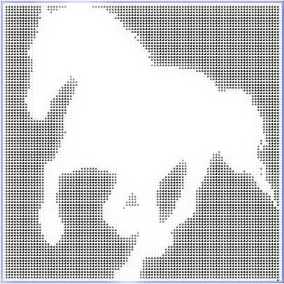 Filet Crochet Horse Pattern