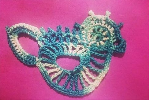crochet bird lace free crochet pattern