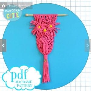 Macrame Owl Pattern Owl Macrame Pattern