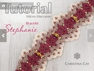 Macrame bracelet pattern bracelet macrame pattern