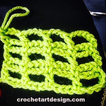 How to Crochet String Net stitch