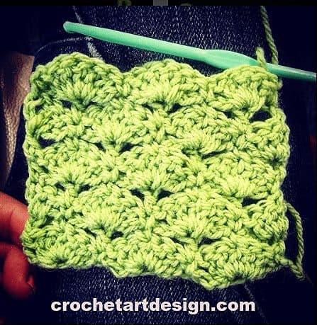 How to Crochet Little Fans Stitch