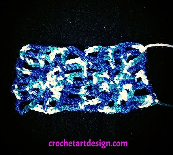 How to crochet Spiders web stitch