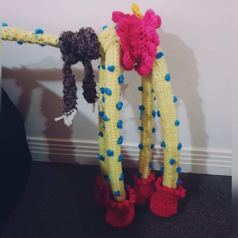 crochet giraffe totu dress