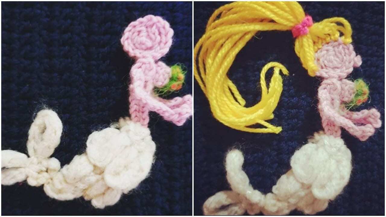 crochet mermaid pattern step by step