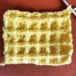 crochet waffle stitch