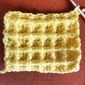 crochet waffle stitch