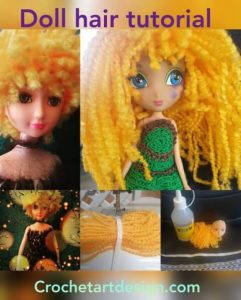 how to make crochet hair