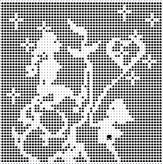 filet crochet elephant pattern