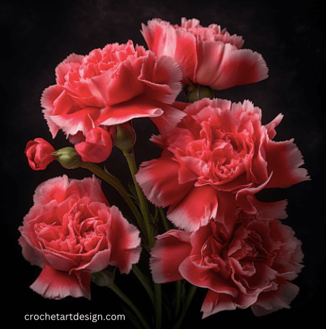 Carnations flower arrangements